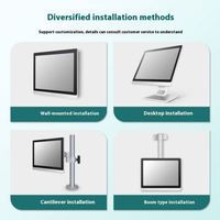 Nouveaux designs, écran tactile LCD industriel tout-en-un de 21,5 pouces, EMMC DDR3, machine de bureau murale, Android Quad Core