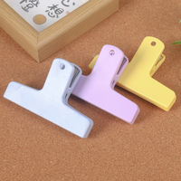 Carpeta de archivos y boletos personalizada barata, logotipo personalizado, impresión UV de doble cara, Clips de plástico para billetes, Clips de plástico para libros, Moq bajo