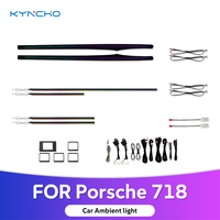 Pour Porsche 718 982 2016 2023 Lumière Ambiante Intelligente LED pour Voiture avec Éclairage Intérieur Symphonique Éclairage Ambiant Automobile