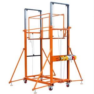 Andaime Móvel de Liga de Alumínio de Montagem Rápida com Corrente e Rodízios com Trava para Reformas Internas, Varejo e Hotéis - Product Image 2