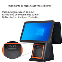Systèmes de point de vente pour blanchisseries, caisses enregistreuses tactiles pour restaurants, supermarchés, multi-OS Android, Windows, Linux, intégrés 58 mm, 80 mm