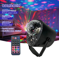 Lampu Panggung Portabel Plastik Laser Merah Hijau Merah Hijau Biru Pink RGB AC 110V 240V Kontrol Suara KTV Pesta DJ Bar Grosir
