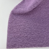 Warp Langhaar-Imitat-Nerzfell-Strickstoff 96% Poly 4% Spandex 220-230GSM Weich Warm Haarig 160cm Pulloverkleid
