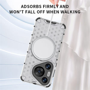 Từ không dây sạc điện thoại trường hợp đối với Huawei Nova 13 Pro Honor 200 <span class=keywords><strong>Lite</strong></span> P70 siêu X60 X9C tổ ong lai Armor bóng đá - Product Image 3