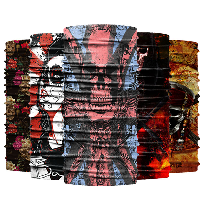 Unisex 100% Polyester Multifunctional Seamless Camo Military Uniform Promotion Wrist Headwear for Men