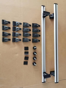 <strong>Universal</strong> Exterior Accessories Roof Top Cross bar Aluminum Alloy Roof <strong>Racks</strong> Roof <strong>Rail</strong> Black and Silver Color
