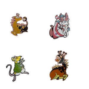 Épinglette personnalisée d'usine à faible coût, épinglette en émail dur à paillettes d'anime, logo de dessin animé personnalisé, souvenir, broche, épinglette de revers - Product Image 6