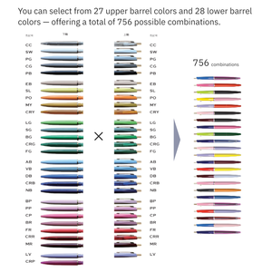 Stylos à bille japonais de haute qualité avec impression personnalisée, logo de marque, écriture fine de luxe, encre noire - Product Image 5