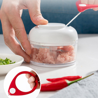 Mini robot culinaire manuel pour la viande et l'ail, hachoir Portable, vente en gros