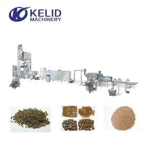 Multifunctional Aquatic Quail Bird Animal Fish Feed Pellet Machine Cat Dog Pet Food Production Line