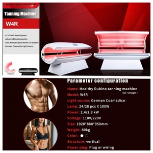 Cama de Bronceado Cosmedico con Luz Roja para Rejuvenecimiento Facial W4R, Máquina Antienvejecimiento para Todo el Cuerpo - Product Image 1