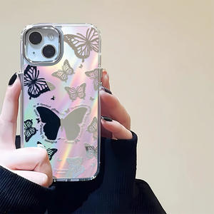 เคสโทรศัพท์มือถือ TPU ลายการ์ตูนรูปผีเสื้อขนาดเล็กสำหรับ iPhone 15 14 PRO MAX 13 pro/ 12 XS - Product Image 6