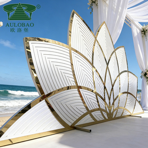 Party Events White PVC Flower Wall Wedding Decoration <b>Backdrop</b> - Product Image 5