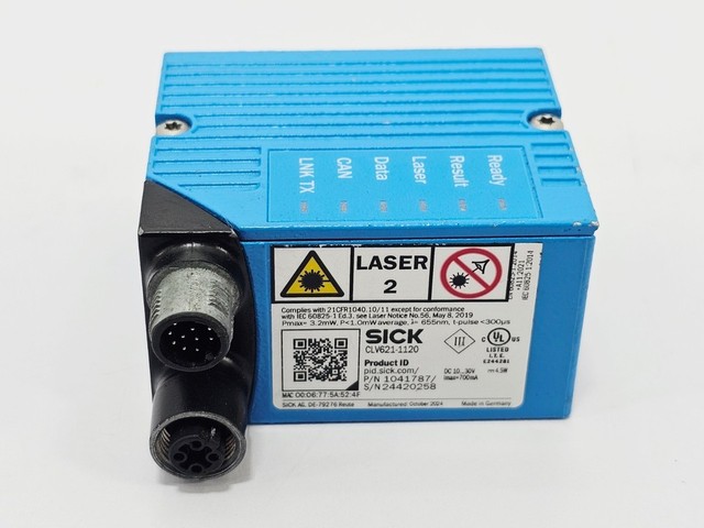 Plc Clv621-1120 P/n: 1041787 Fixed Mount Barcode Scanners for Warranty Product