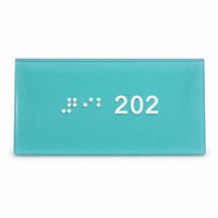 Panneaux de numéros de chambre en acrylique braille personnalisés pour la signalisation d'orientation accessible et l'identification intérieure dans les espaces commerciaux et résidentiels