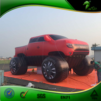 Nouveau modèle de voiture gonflable géant, camion de 8M de haut, modèle de voiture hong-yi pour la publicité
