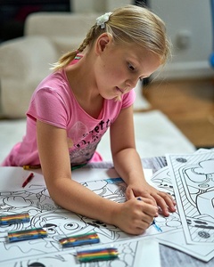 Bút chì màu cho trẻ em 250 Bộ 4 gói không độc hại bút chì màu hoàn hảo cho các nhà hàng bên sinh nhật trường sáp bút chì màu trẻ em màu - Product Image 6