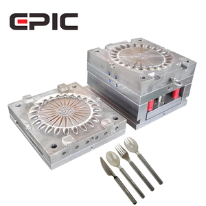 Molde para cucharas desechables, molde de inyección de plástico para vajilla, fabricante de moldes de acero de alta calidad para cucharas, 1 millón de unidades. - Product Image 1