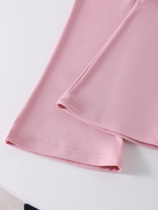 Sweater Rajut Kerah Bulat Lengan Panjang Aksen Pita Warna Solid dan Celana Cutbray Dua Potong untuk Musim Gugur dan Musim Dingin - Product Image 3