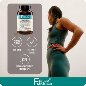 הגעה חדשה אומגה <span class=keywords><strong>3</strong></span> שמן דגים softgels תמיכה חיסונית, המוח למבוגרים אומגה <span class=keywords><strong>3</strong></span> תוספת שמן דגים - Product Image 5