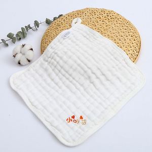 Pañuelo Bordado de Gasa de Algodón, Toallita Facial para Bebé, Transpirable y Absorbente - Product Image 2