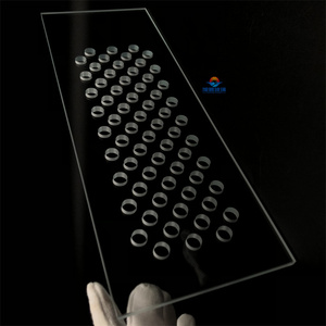 ثقب بالليزر لتشكيل فتحات، حواف مصقولة بدقة، زجاج مقوى فائق الوضوح - Product Image 1