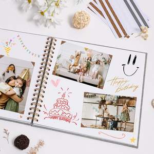 Papier imprimé pour <span class=keywords><strong>scrapbooking</strong></span> DIY avec fenêtre, journal de <span class=keywords><strong>scrapbooking</strong></span> de 8 pouces pour photos, cadeau, vente en gros, <span class=keywords><strong>album</strong></span> de <span class=keywords><strong>scrapbooking</strong></span> personnalisé - Product Image 3