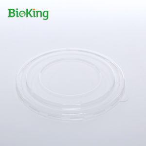 BioKing使い捨てホットスープボウルサトウキビバガスとプラスチックフリーキャンプ用プラスチックふた付き - Product Image 5