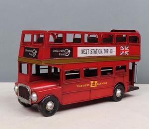 Modèle de bus touristique Original Double Decker rouge classique de londres, puzzle cognitif pour l'éducation précoce des enfants - Product Image 4