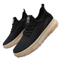 Chaussures de course pour hommes 2026 Printemps Automne Baskets respirantes décontractées à la mode à semelle épaisse polyvalentes à lacets antidérapantes
