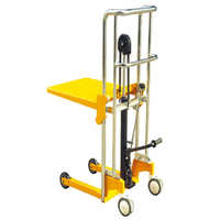 Petit chariot élévateur manuel Portable, 200kg, 400kg, petite plate-forme de levage, camion hydraulique, petit chariot élévateur