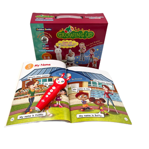Niños aprendiendo inglés Creciendo Audio <span class=keywords><strong>Libros</strong></span> Talking Pen Estudio interactivo Libro personalizado - Product Image 1