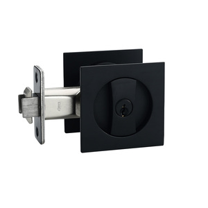 Chải vàng sự riêng tư nhập vuông Pocket <span class=keywords><strong>Door</strong></span> Lock trượt Pocket <span class=keywords><strong>Door</strong></span> Lock - Product Image 5