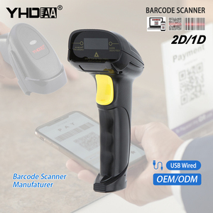 Lector <span class=keywords><strong>de</strong></span> código Qr <span class=keywords><strong>de</strong></span> barra con cable USB, <span class=keywords><strong>escáner</strong></span> <span class=keywords><strong>de</strong></span> código <span class=keywords><strong>de</strong></span> barras 2D <span class=keywords><strong>de</strong></span> mano para recibo, caja registradora, inventario, cheque bancario - Product Image 1