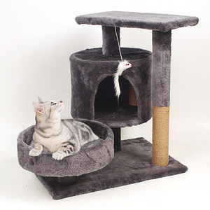 Grigio scuro alberi di gatto per grandi dimensioni robusto Maine Heavy Duty <span class=keywords><strong>Cat</strong></span> Tower per adulti più grandi gatti con tiragraffi - Product Image 5
