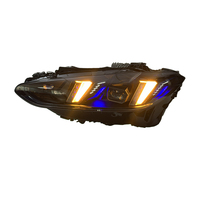 Phare LED SJC pour BMW Série 4 M4 G22 G23 G82 M3 G80 2021-2025, style yeux de serpent, phare tricolore jaune blanc ambre DRL