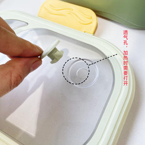 Niedliche Kinder-Edelstahl-Thermobehälter mit 2 Fächern, Auslaufsichere Schul-Tiffin-Bento-Lunchbox für Kinder - Product Image 5