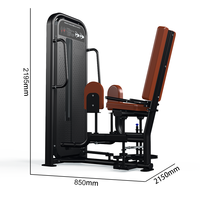 Machine Commerciale d'Abduction et d'Adduction des Jambes – Équipement de Gymnastique pour Entraînement de Force, Musculation et Exercices des Jambes pour Clubs de Fitness