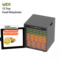 Uck Oem Aangepaste 12 Lade Rvs Citroen Fruit Droger Dehydrator Vlees Droger Huis Dehydrator