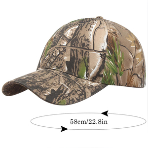 Casquette de chasse en maille, style trucker, 6 panneaux, réglable, unisexe, décontractée, pour le printemps et l'été, pour activités de plein air - Product Image 6