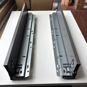 Boîte à tiroirs fine en métal moderne Bailong, fermeture douce, glissières à extension complète pour chambre à coucher, appartement, salle de bain, salon - Product Image 5