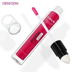 Lápiz Labial Líquido Mate Vegano, Resistente al Agua, <span class=keywords><strong>de</strong></span> Larga Duración, con Logotipo Personalizado <span class=keywords><strong>de</strong></span> Fábrica OCHAIN, Etiqueta Privada, MOQ Bajo - Product Image 1