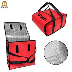 Altın teslimat mavi bakkal teslimat ulaşım motosiklet soğutucu tote gıda yalıtımlı termal pizza gıda teslimat çantası - Product Image 1