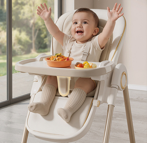 Chaise haute pour bébé en gros, réglable et pliable, pour tout-petits - Product Image 5