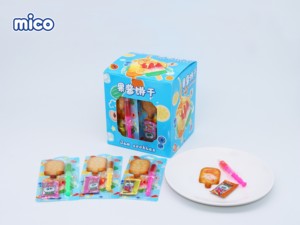 Bonbons amusants et délicieux en forme de pizza qui font le bonheur des enfants (gummies pizza + œufs au chocolat originaux). - Product Image 3