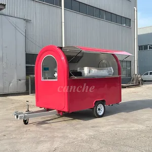 Carrito de Comida Móvil Popular en la UE para Venta de Palomitas, Postres, Hot Dogs y Otros Snacks - Product Image 1