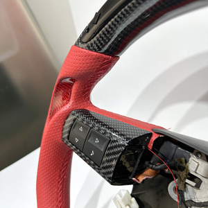 Volant de course en fibre de carbone avec LED RPM, compatible avec les anciens modèles Chrysler 300 et <span class=keywords><strong>Dodge</strong></span> - Product Image 5
