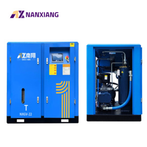 Nanxiang chuyên nghiệp công nghiệp trục vít Máy nén khí 22Kw máy nén trục vít 30HP 13bar 60Hz Máy nén khí quay nhà sản xuất - Product Image 5
