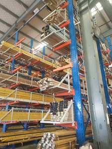 Scaffale a sbalzo industriale a doppio braccio resistente mensola a sbalzo per magazzino in acciaio mensola da magazzino - Product Image 6