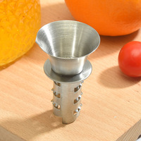 Presse-agrumes manuel en acier inoxydable 304 pour citrons et citrons verts, avec bec verseur